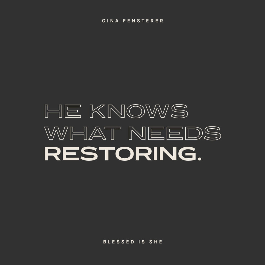 Restoration Through Trust