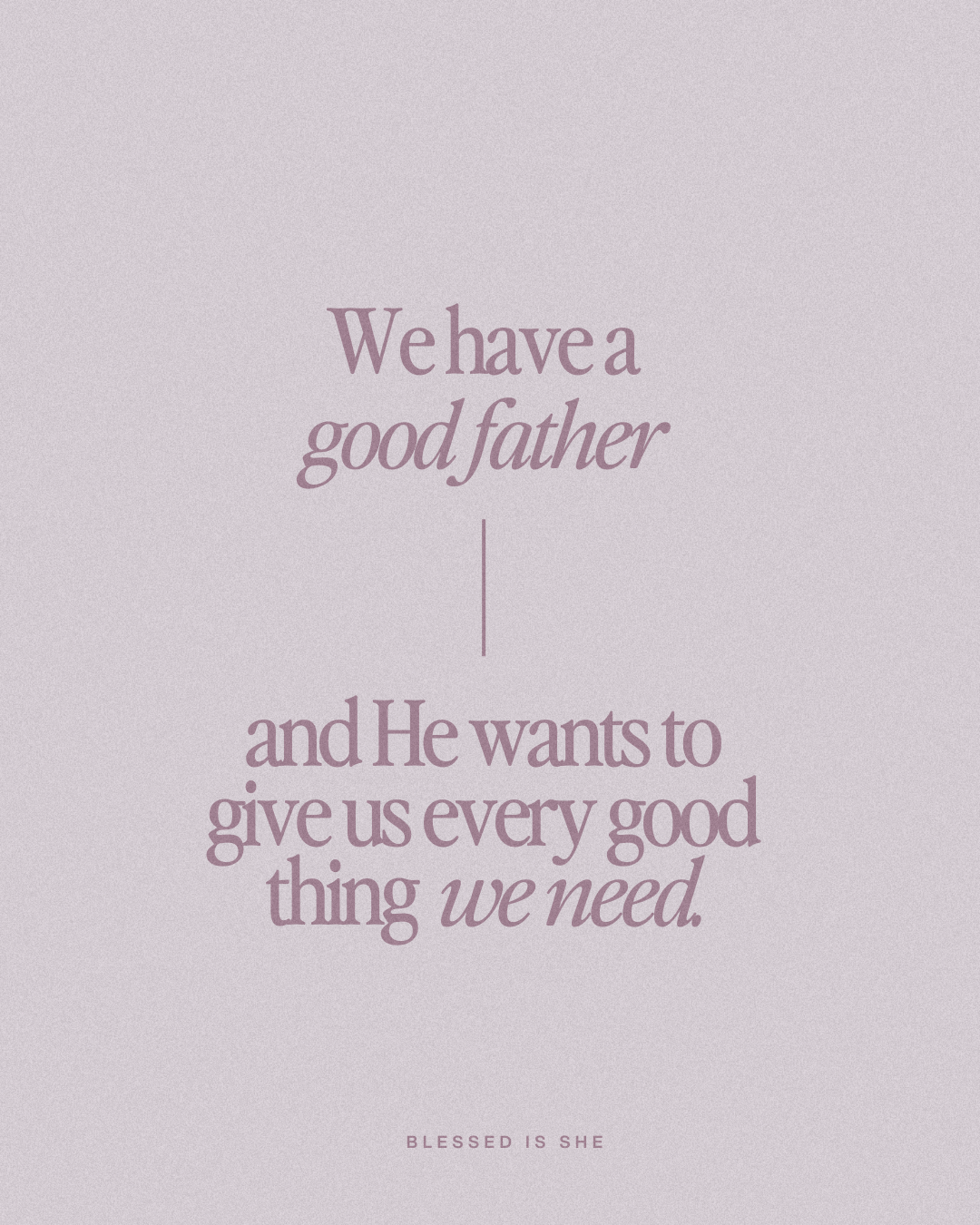 Granting our Requests