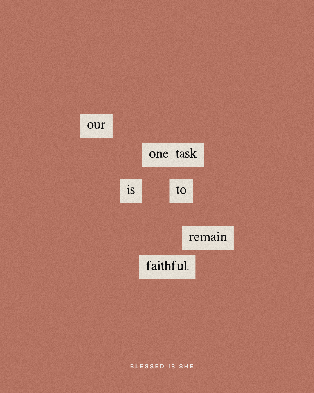 He Identifies with Us