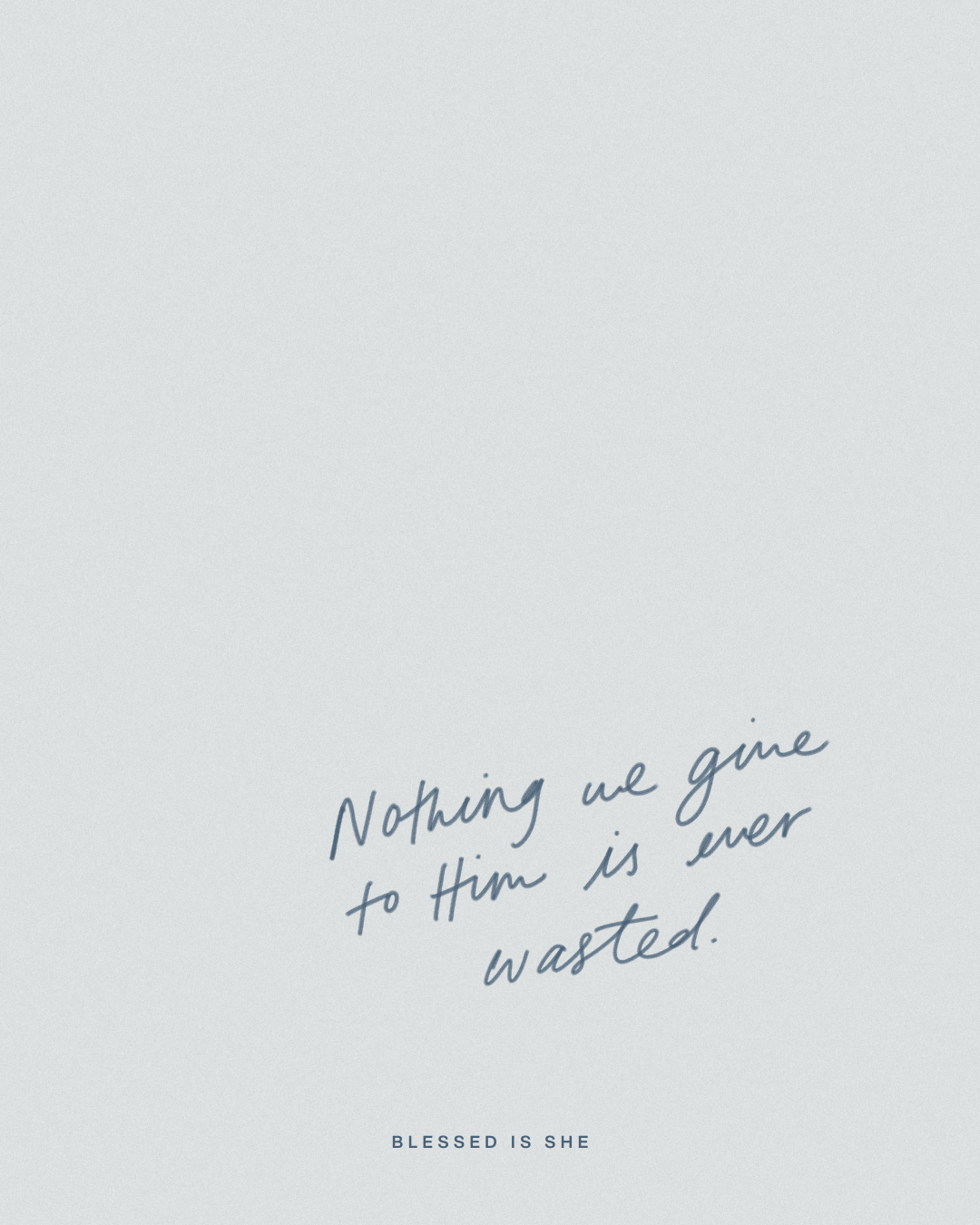 Our Meagerness, His Abundance