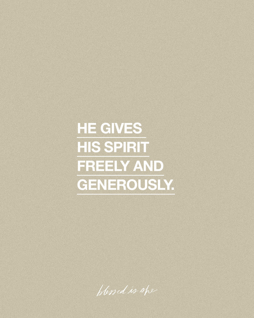 Gifts Poured Out Extravagantly