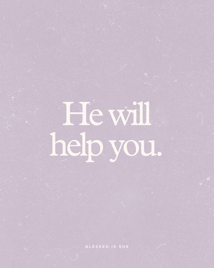 He Will Help You Heal