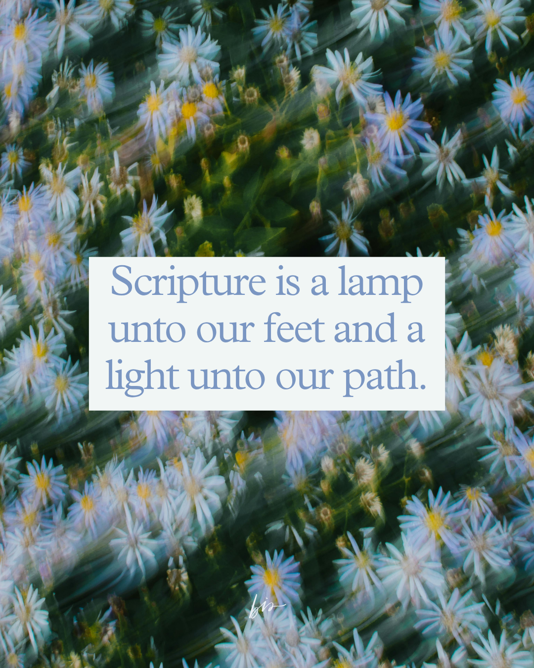 Your Word Is a Lamp Unto Our Feet