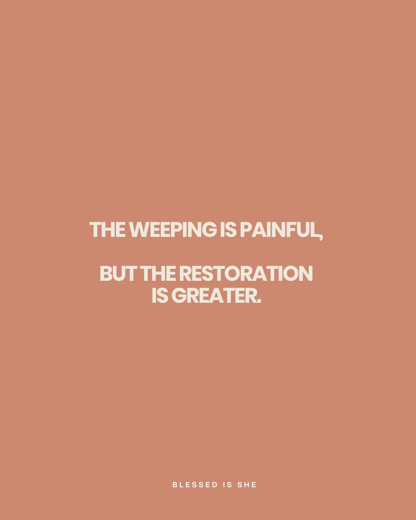 A Weeping Sweep of Love