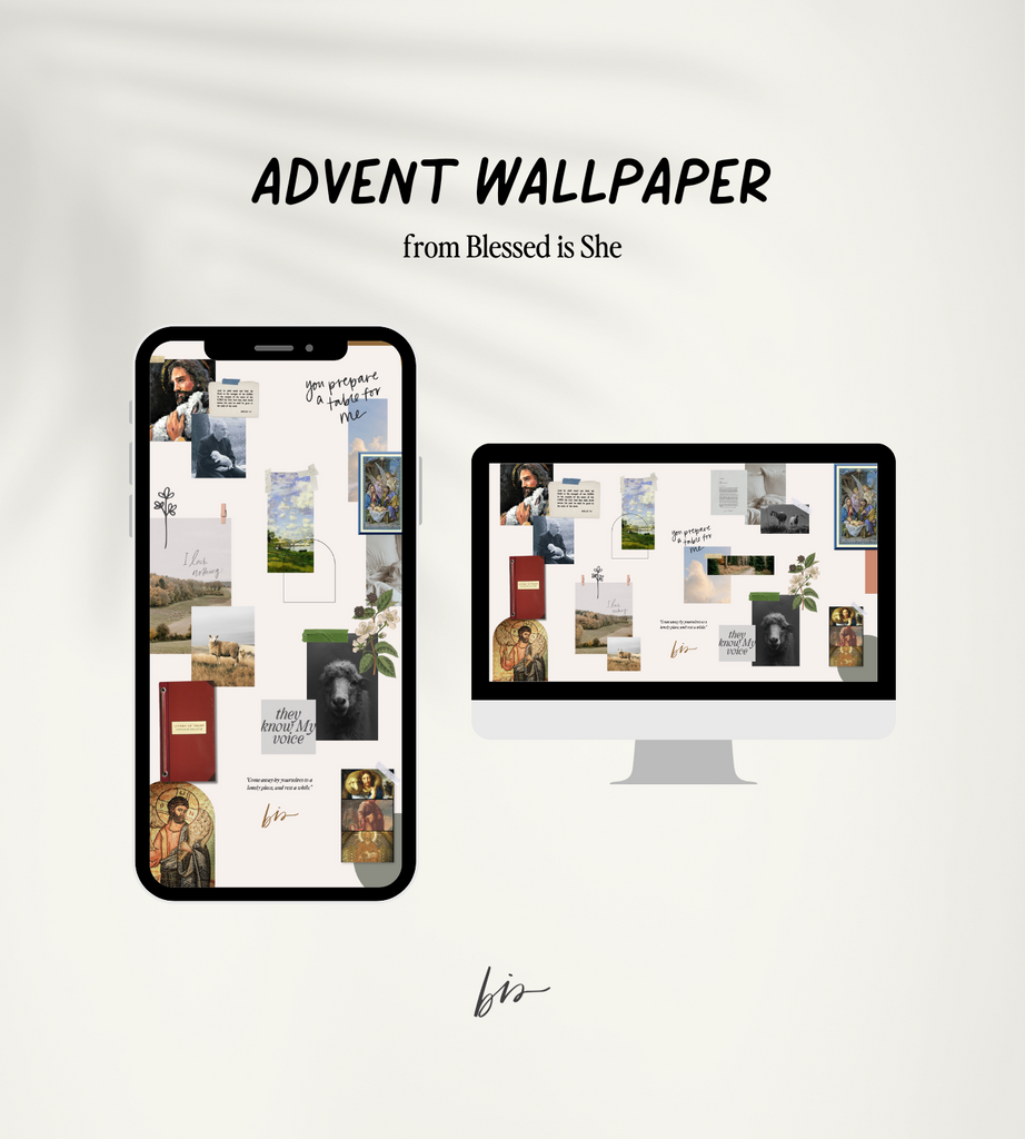 Advent Wallpaper (Bonus!) // Inspired by the Good Shepherd