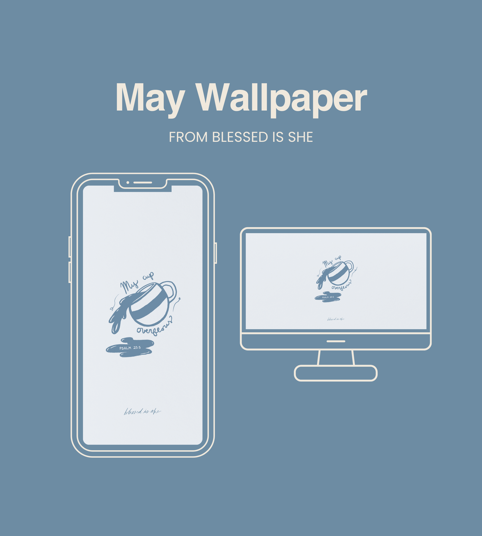 Monthly Wallpaper from Blessed is She // 389