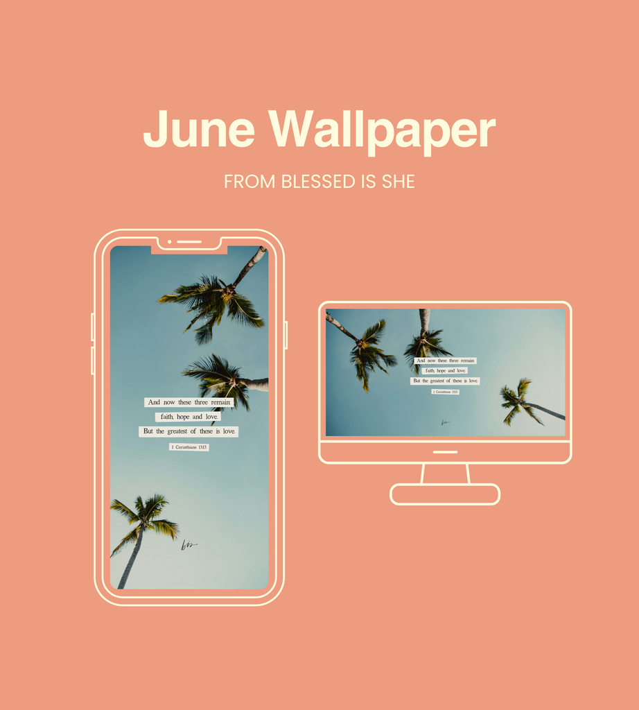 Monthly Wallpaper from Blessed is She // 390