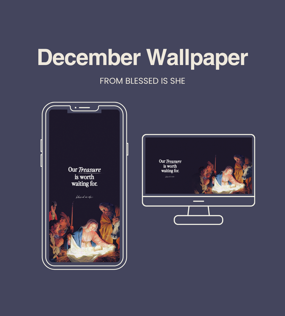 Monthly Wallpaper from Blessed is She // 396