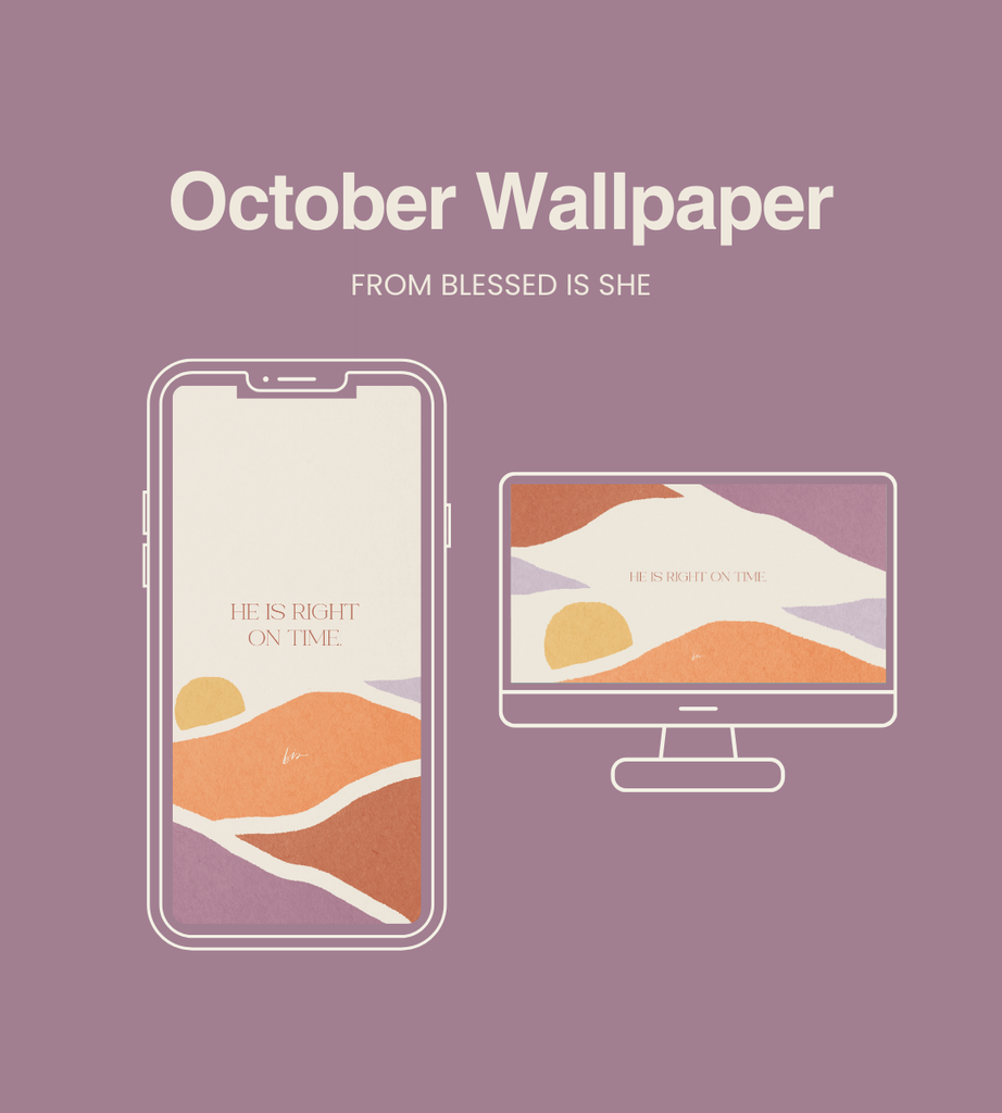 Monthly Wallpaper from Blessed is She // 394