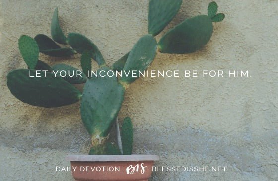 An Inconvenient Lent - Blessed Is She