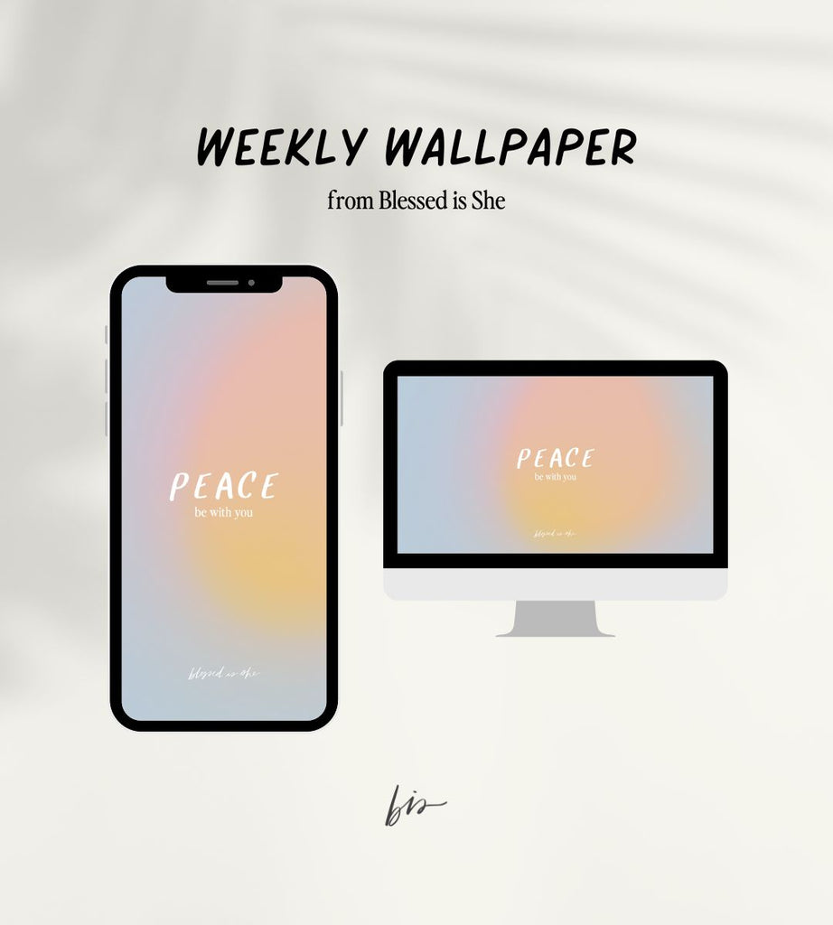 Weekly Wallpaper from Blessed is She // 363