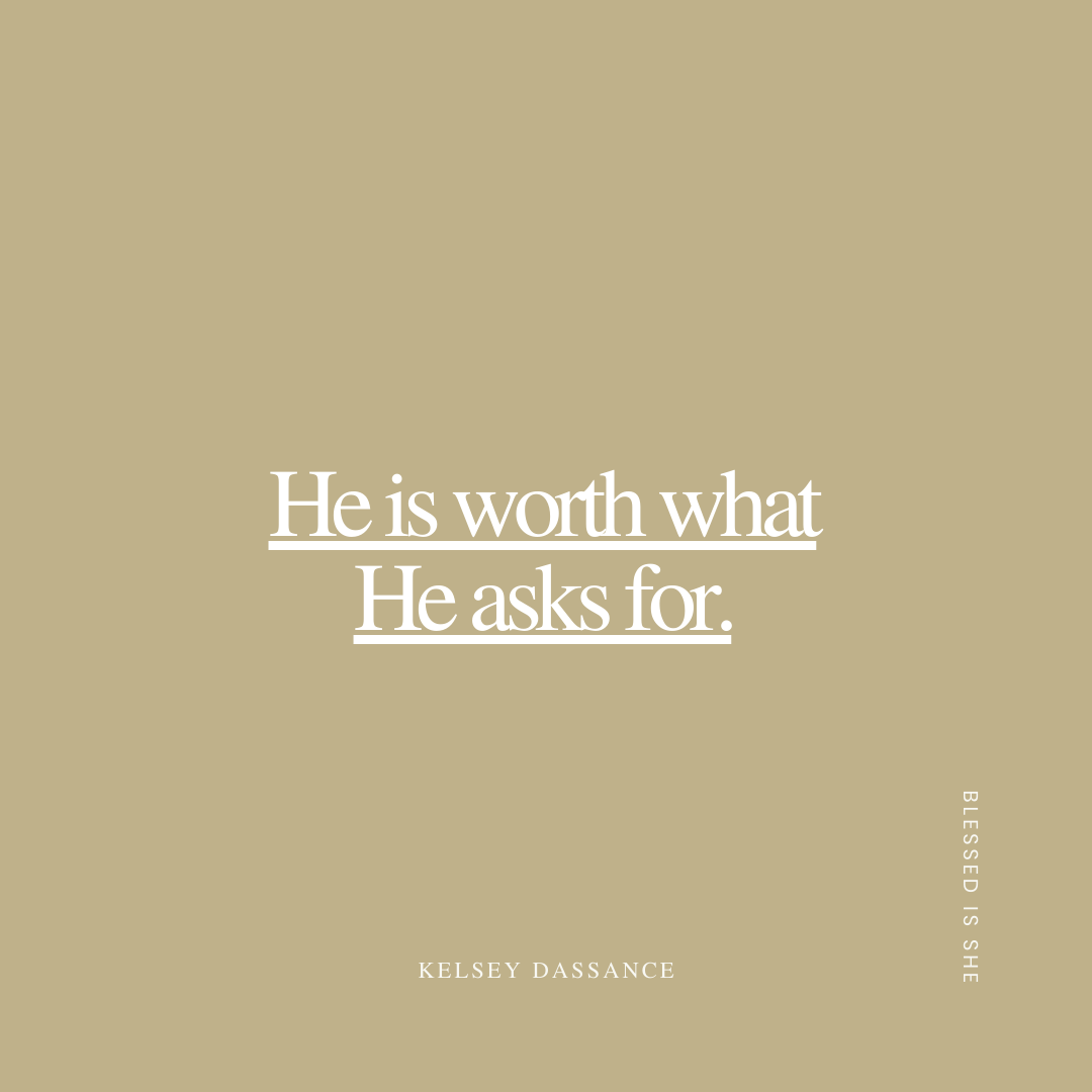 He Is Worth What He Asks For