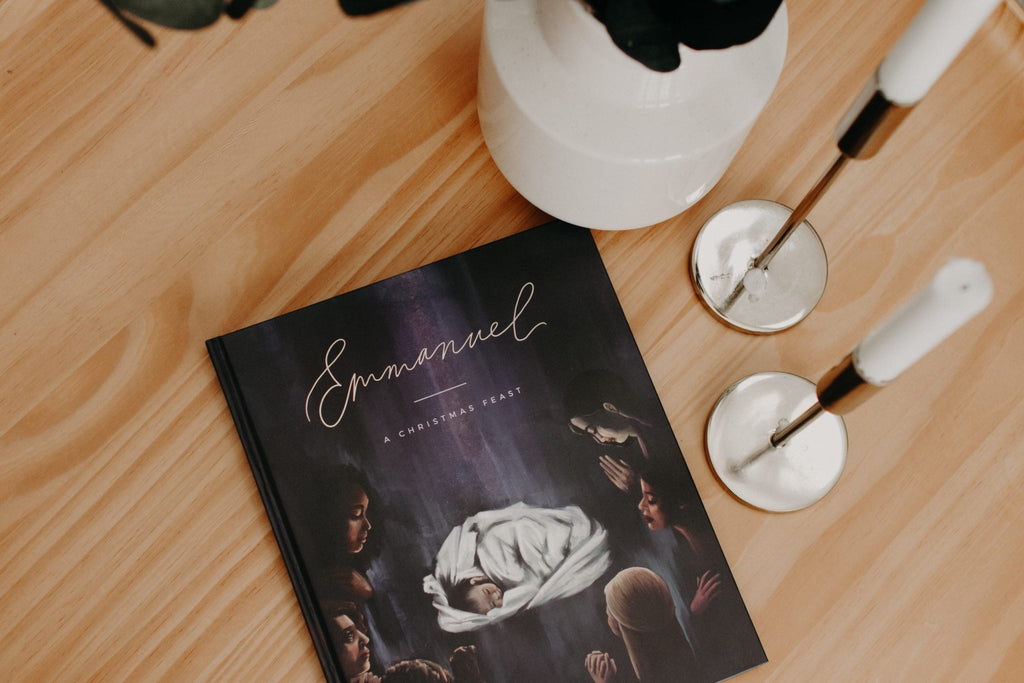 Feasting into the Christmas Season with Our New Book, "Emmanuel" - Blessed Is She