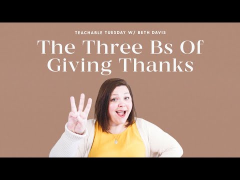 Flex Your Thanksgiving Muscle 💪🏽 // teachable tuesday with Beth Davis YouTube cover