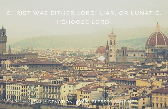 I Choose Lord - Blessed Is She