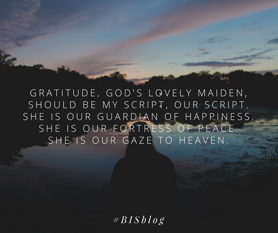 In The Presence of Gratitude - Blessed Is She