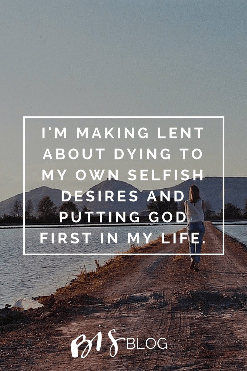 Making This Lent About God Blessed Is She