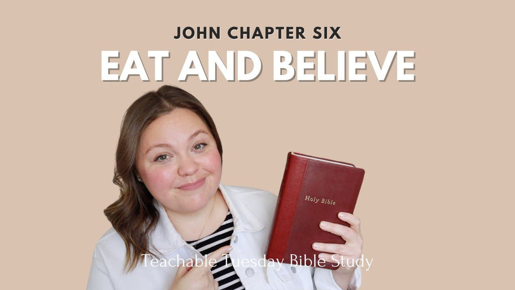 Gospel of John Bible Study Chapter 6 // teachable tuesday with Beth Davis YouTube cover