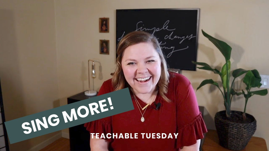 Feeling Blue? Sing More! // teachable tuesday YouTube cover