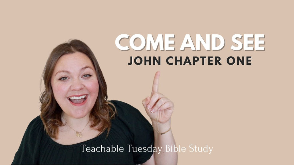Let's Read the Gospel of John Ch. 1 // teachable tuesday with Beth Davis YouTube cover