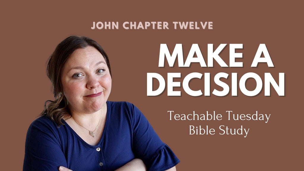 Gospel of John Chapter 12 // teachable tuesday with Beth Davis YouTube cover
