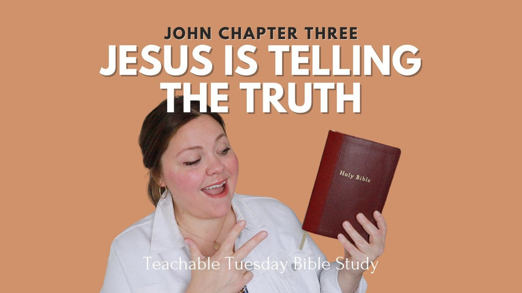 Gospel of John Bible Study Chapter 3 // teachable tuesday with Beth Davis YouTube cover