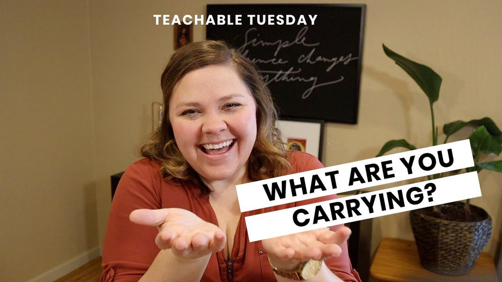 What are You Carrying // teachable tuesday YouTube cover