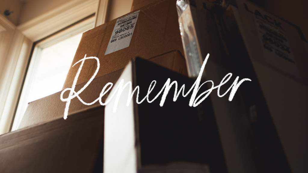 REMEMBER Series // Miracles When Moving