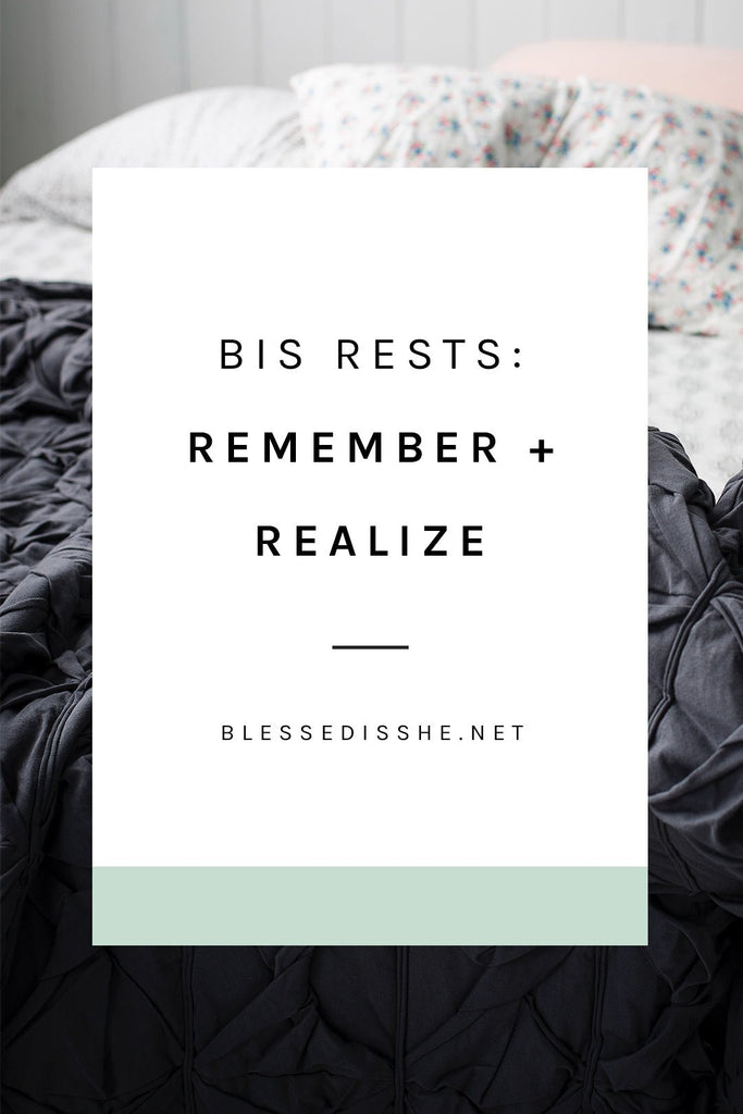 Remember + Realize - Blessed Is She