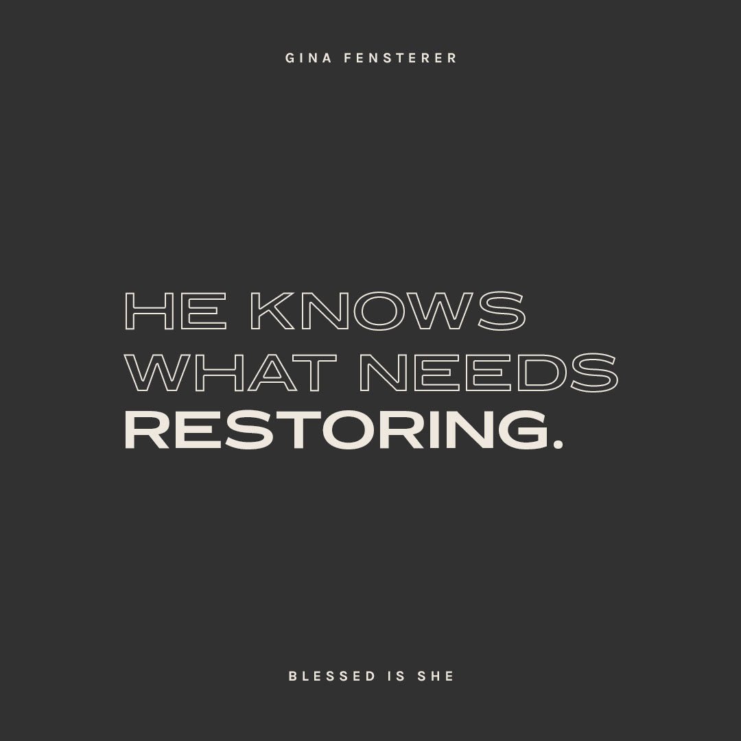 Restoration Through Trust - Blessed Is She