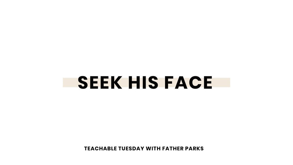 Seek His Face // teachable tuesday with Father Parks - Blessed Is She