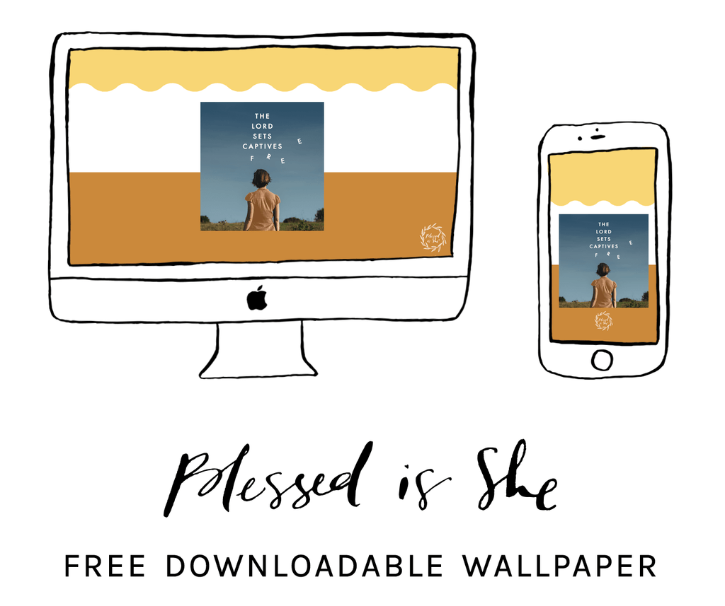 Weekly Wallpaper // 152 - Blessed Is She