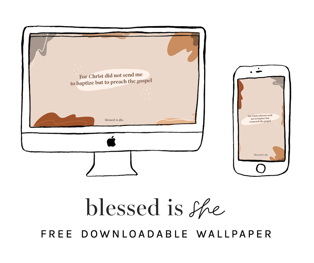 Weekly Wallpaper // 212 - Blessed Is She