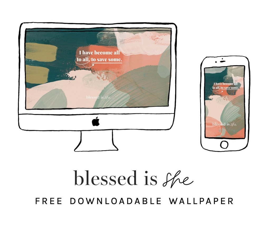 Weekly Wallpaper // 261 - Blessed Is She