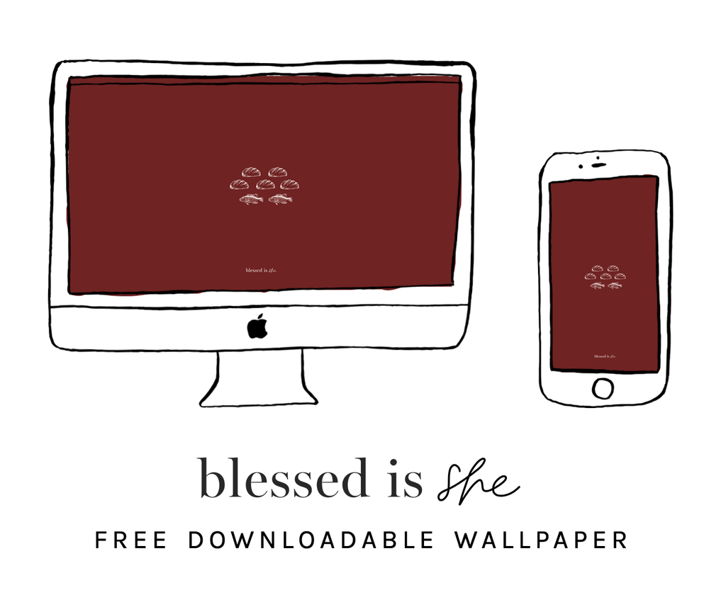 Weekly Wallpaper // 283 - Blessed Is She