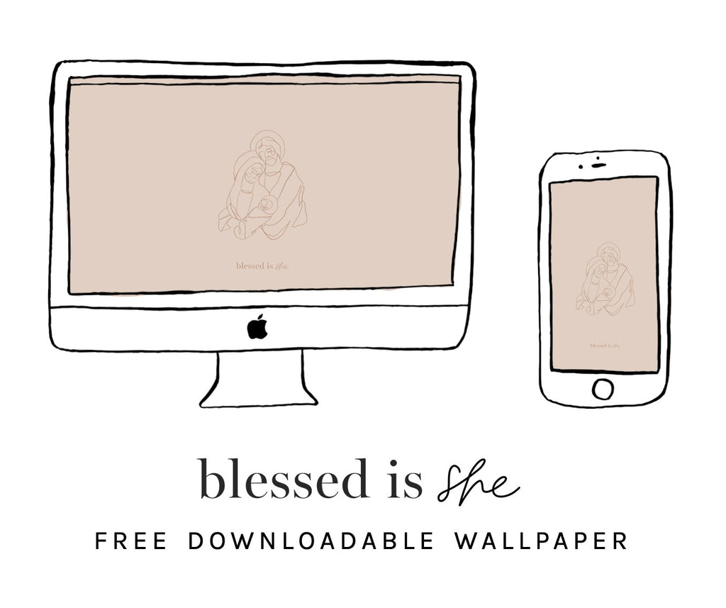 Weekly Wallpaper // 303 - Blessed Is She
