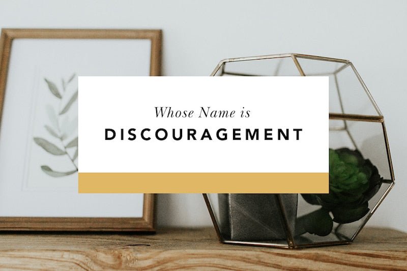 Whose Name is Discouragement - Blessed Is She