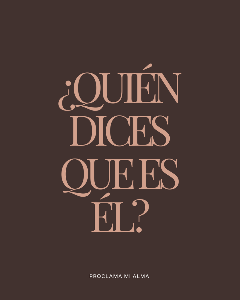 "Y ustedes, ¿quién dicen que soy yo?" - Blessed Is She