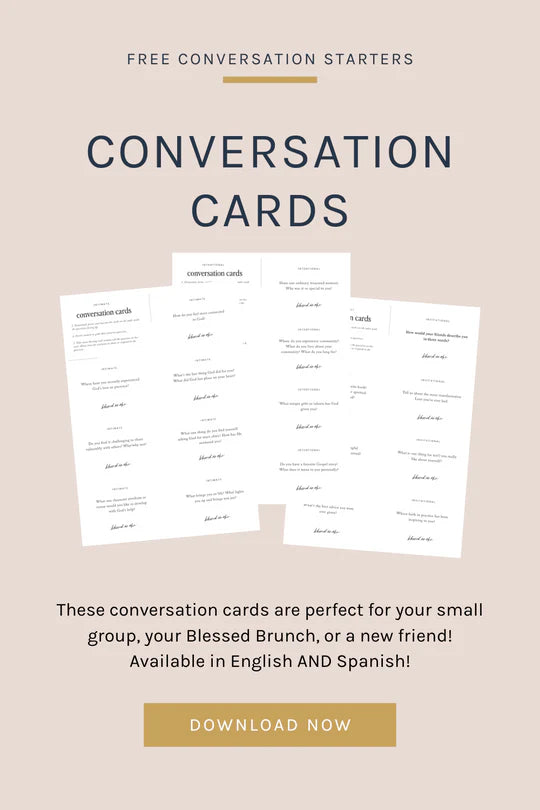 Conversation Cards from Blessed Is She download poster image
