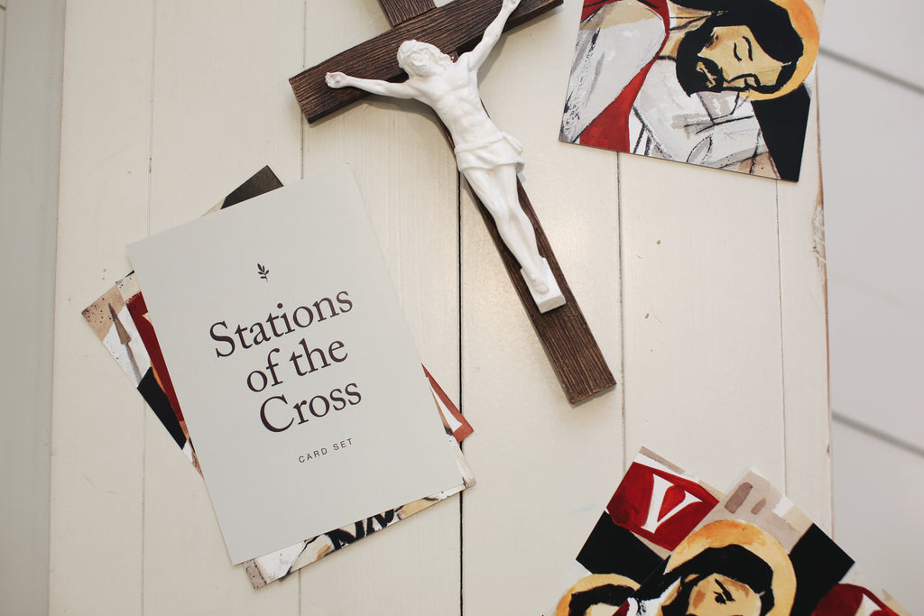 white crucifix