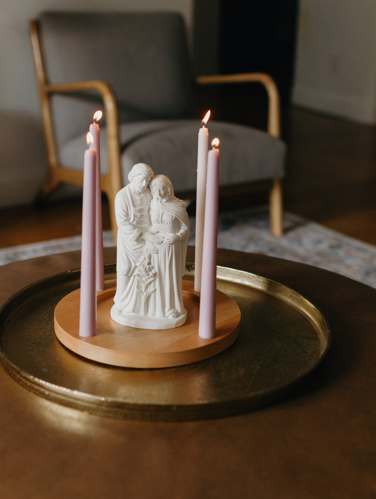 Advent Wreath from Blessed is She