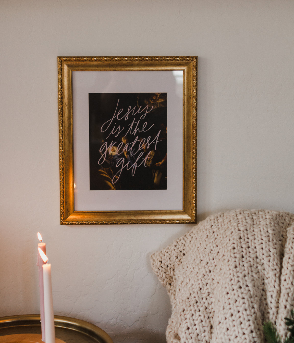 Jesus Is the Greatest Gift Advent Print