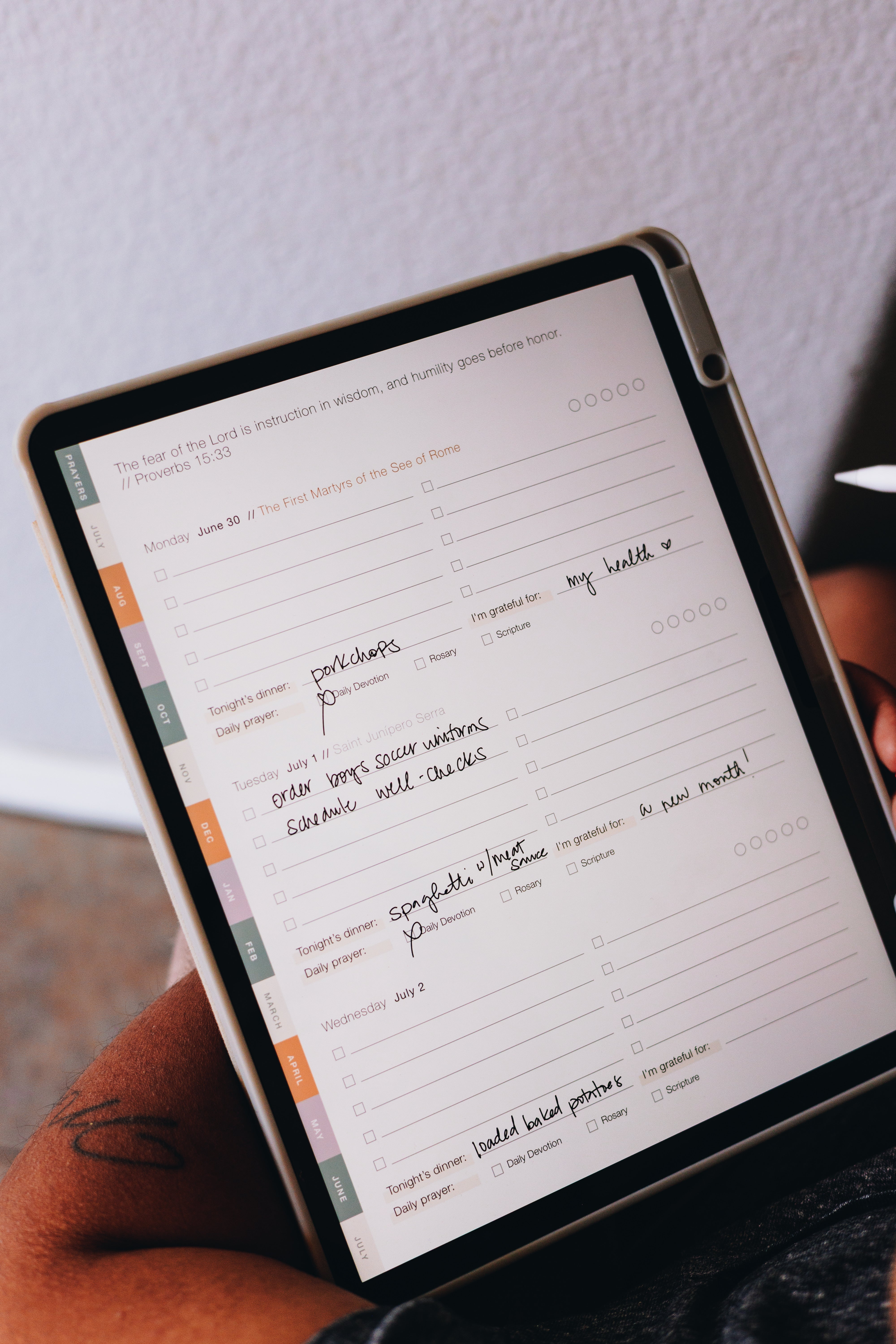 Catholic Digital Planner for Liturgical Living