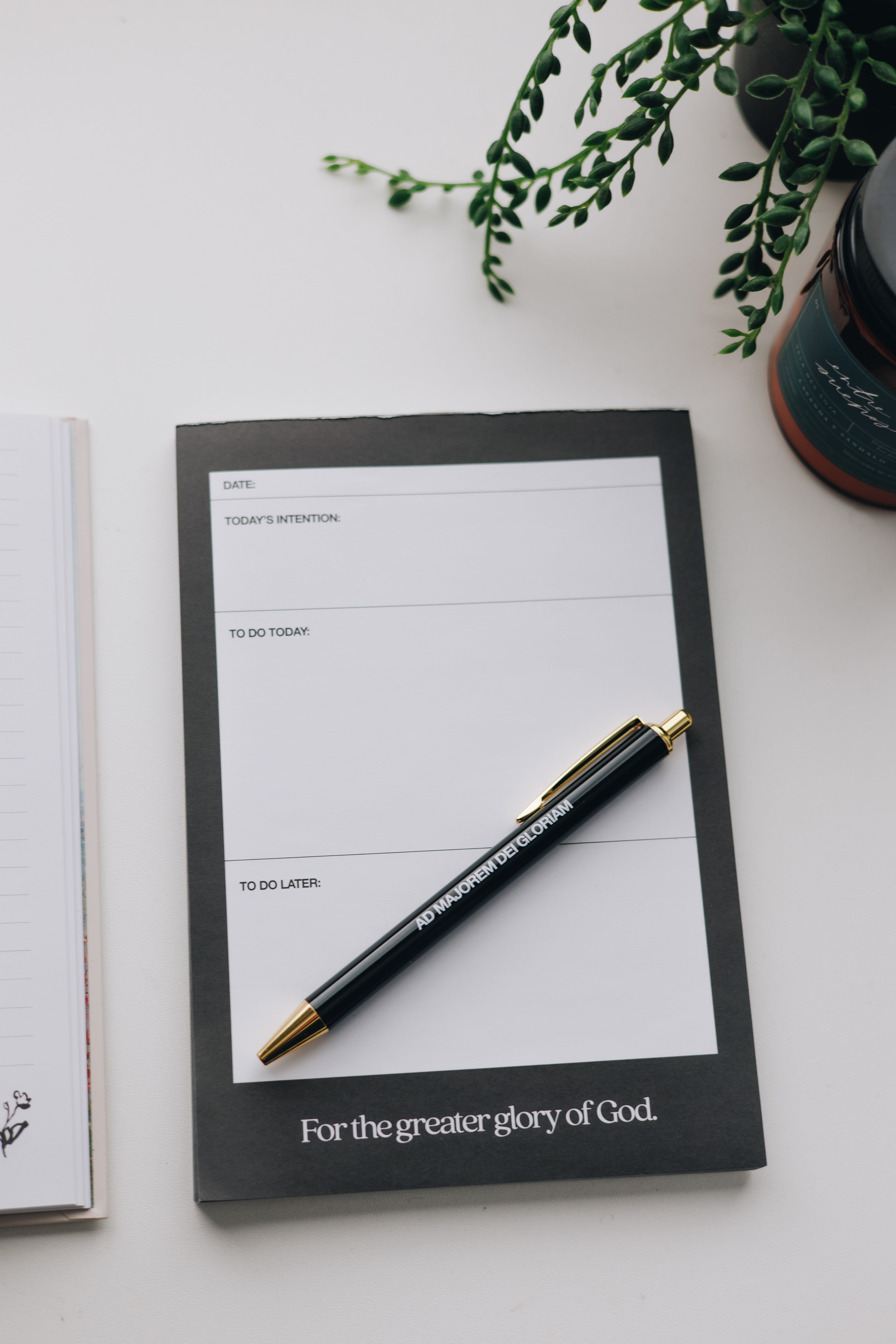 catholic to do list notepad