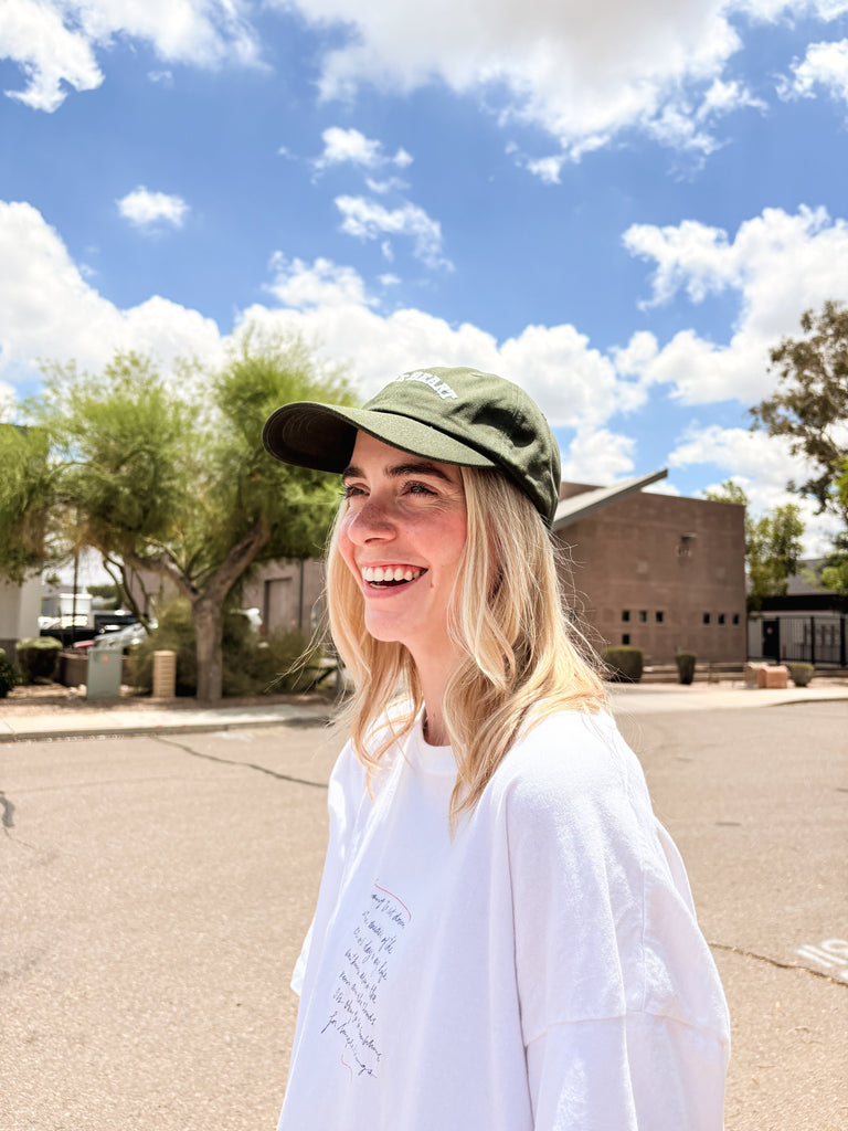 Take Heart Green Dad Hat