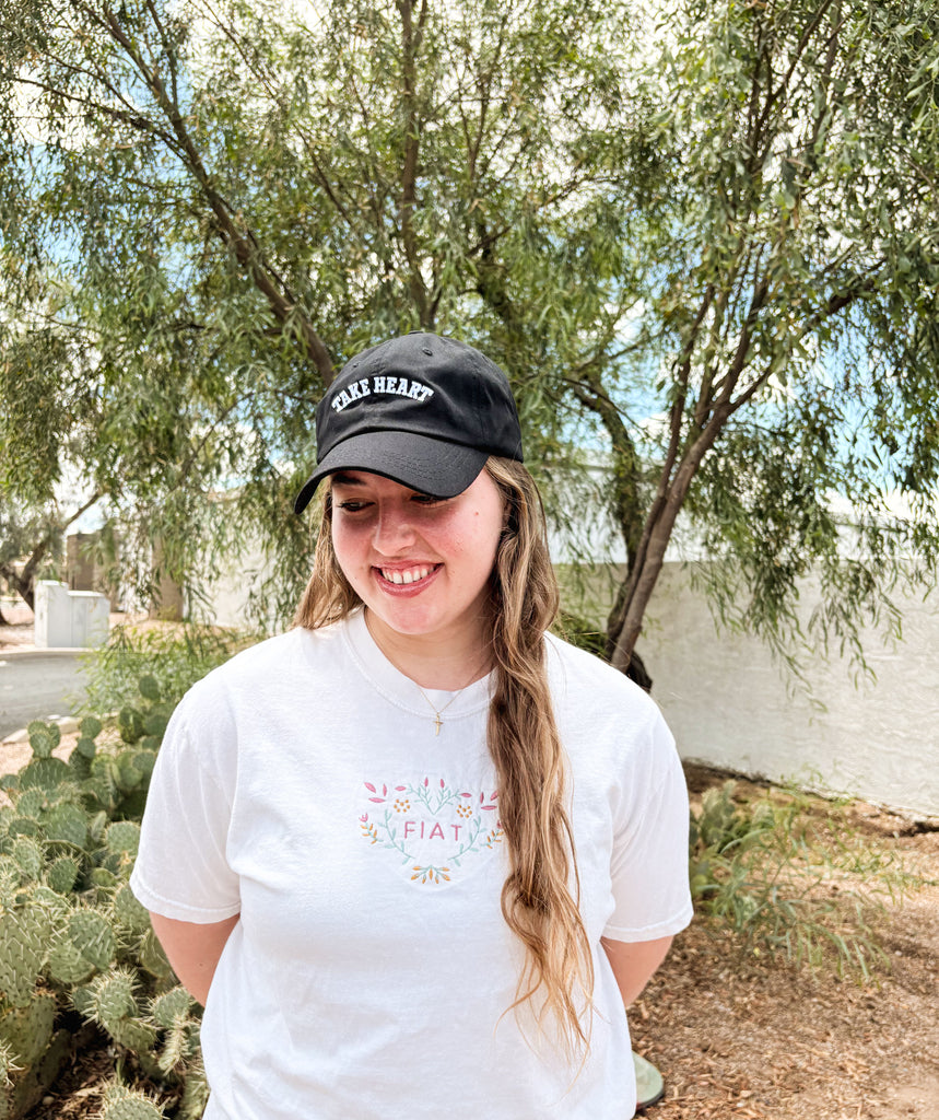 Take Heart Black Dad Hat