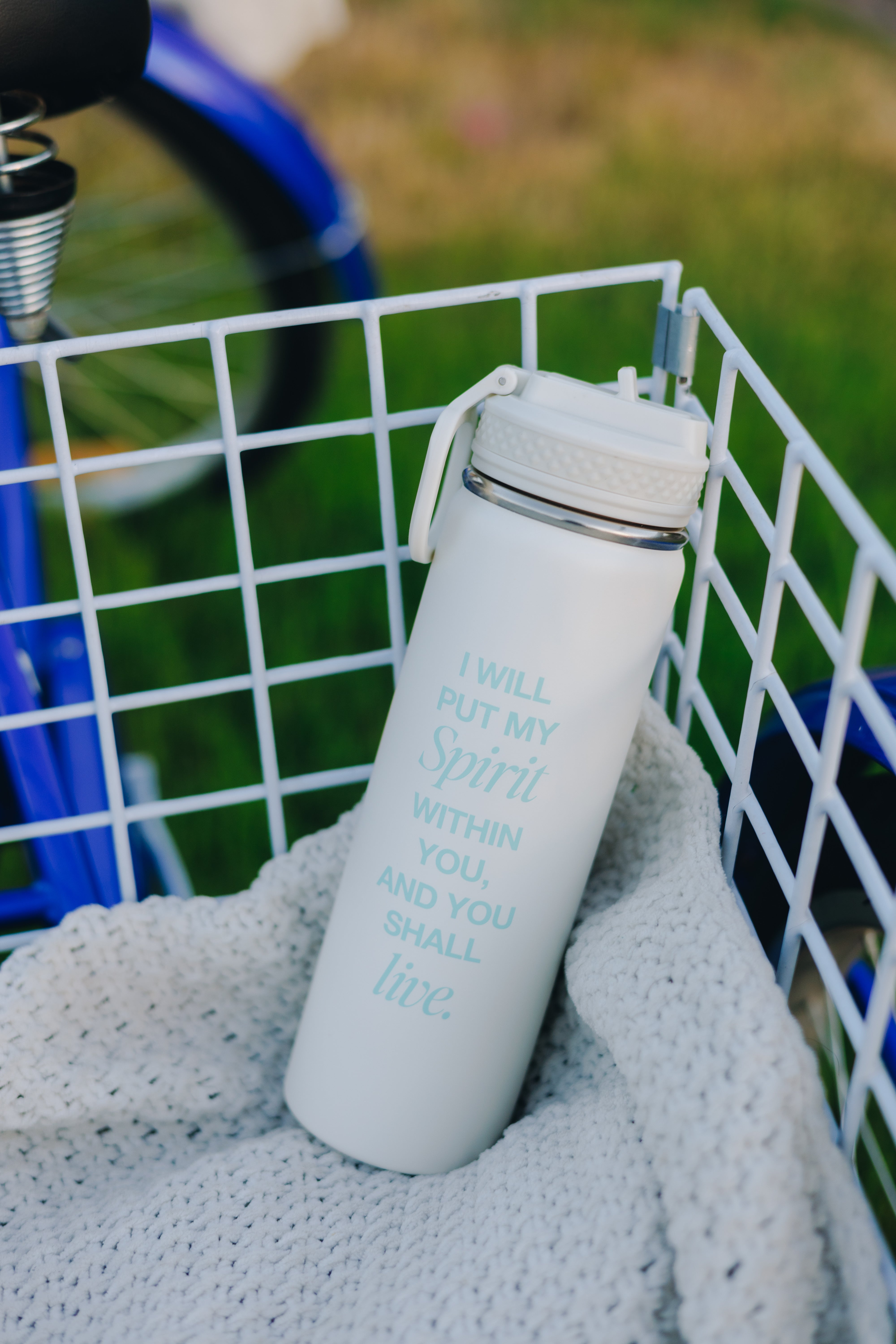 New Retreat Spirit Water Bottle: Refreshing Faith Daily - Blessed Is She