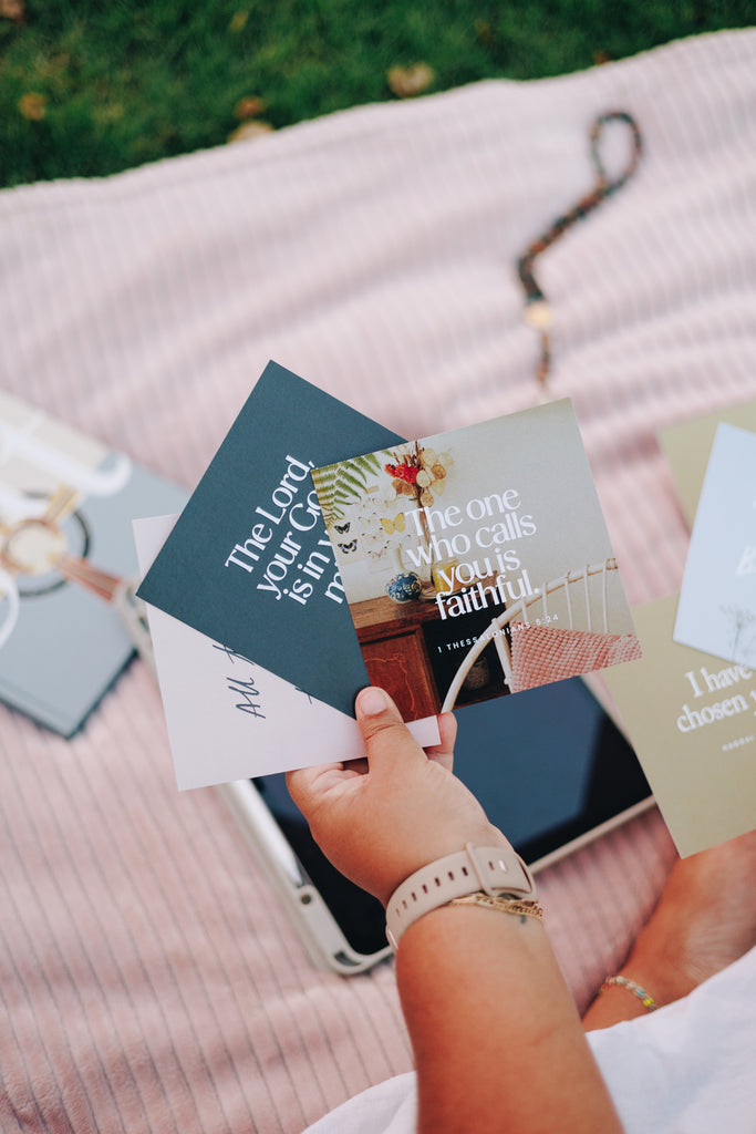 blessed is she words of life cards