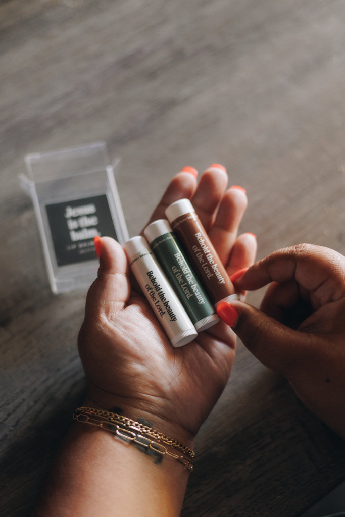 behold the beauty lip balm