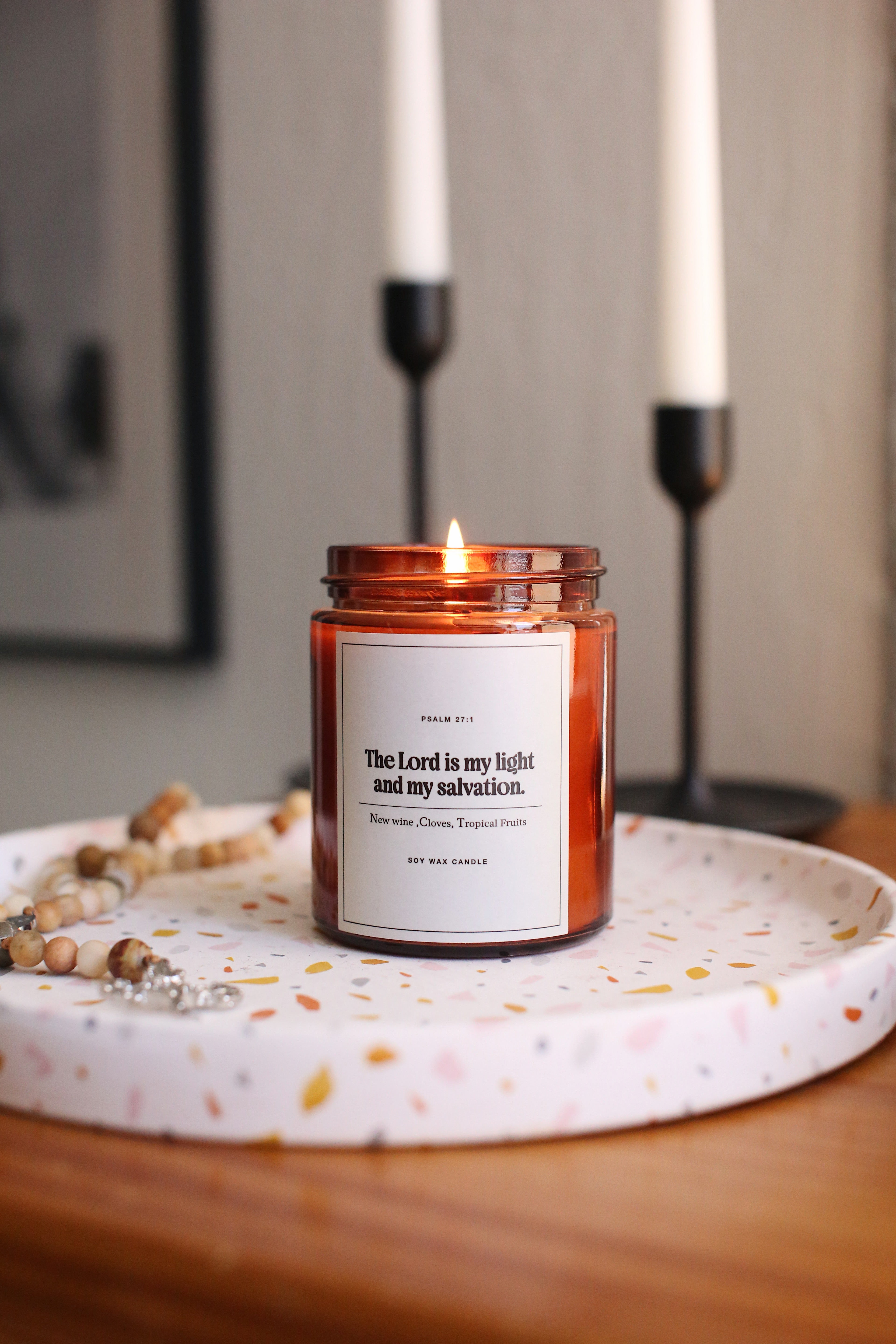 The Lord is My Light Candle - Inspired by Psalm 27